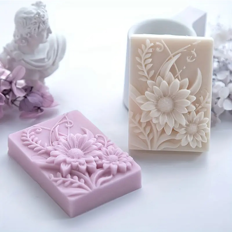 3D Blume Quadrat Seife Silikon – Soap Making Instructions Bewertung und Preis